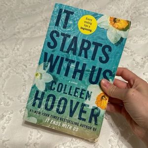 “It starts with us” by Colleen Hoover paper back book